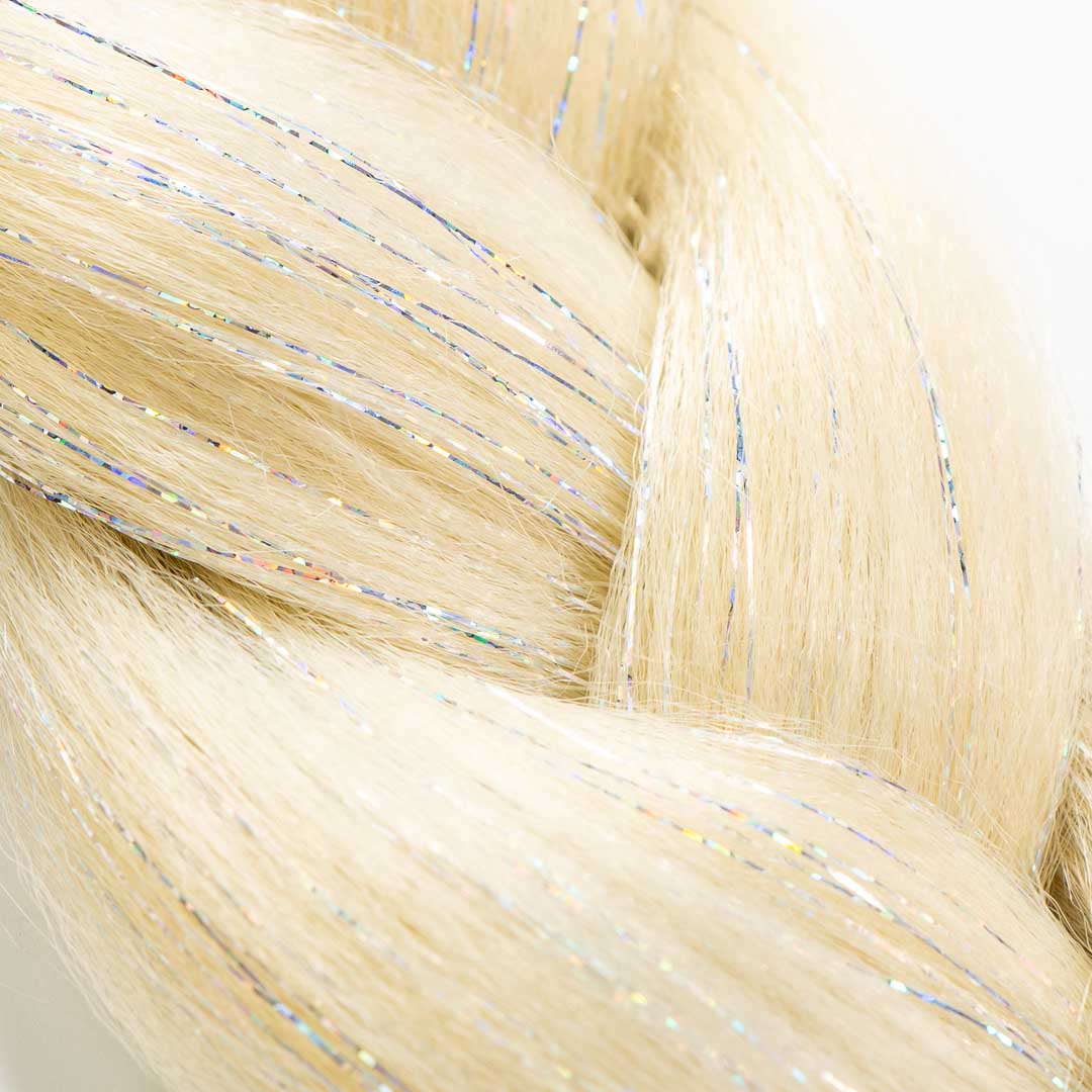 Blonde & Tinsel Synthetic Jumbo Braid - Image 3