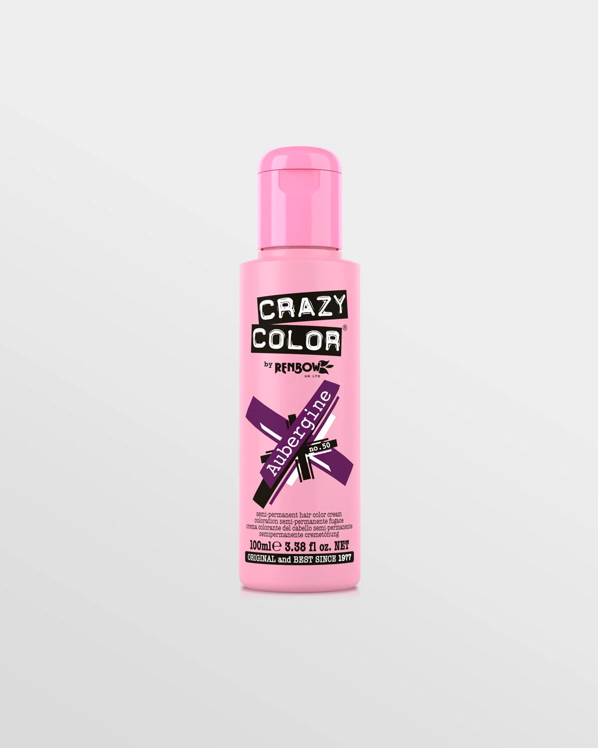 Crazy Color Semi Permanent Hair Colour No 50 - Aubergine