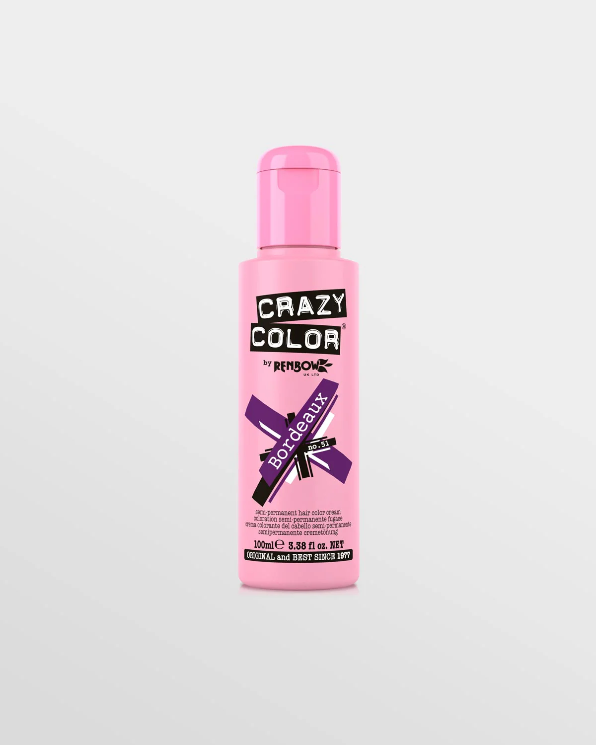 Crazy Color Semi Permanent Hair Colour No 51 - Bordeaux