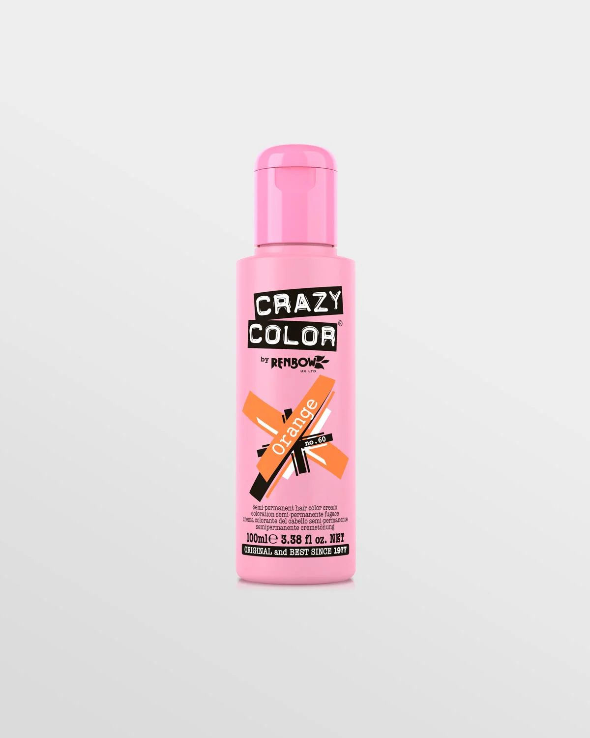 Crazy Color Semi Permanent Hair Colour No 60 - Orange