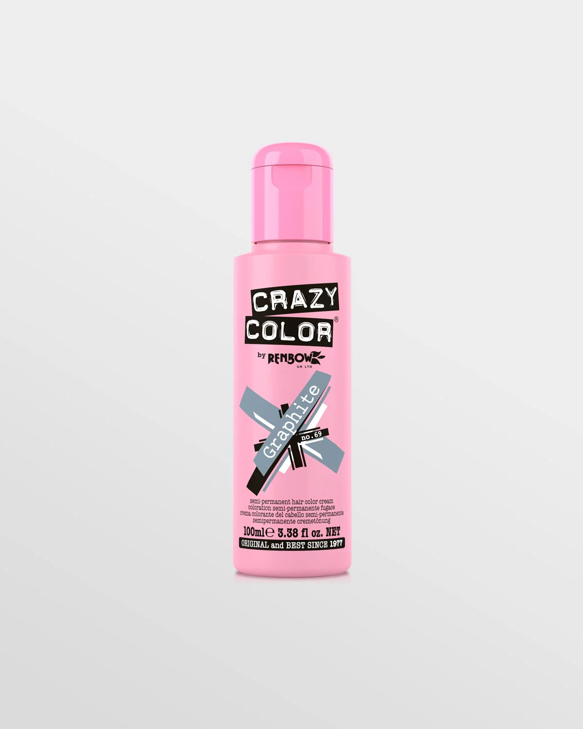 Crazy Color Semi Permanent Hair Colour No 69 - Graphite