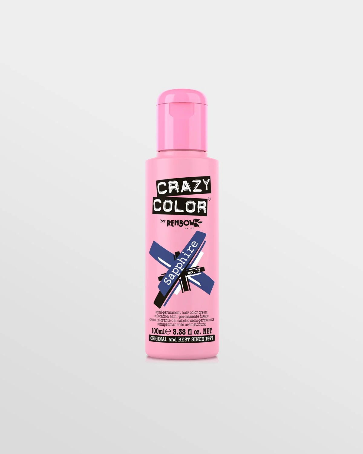 Crazy Color Semi Permanent Hair Colour No 72 - Sapphire