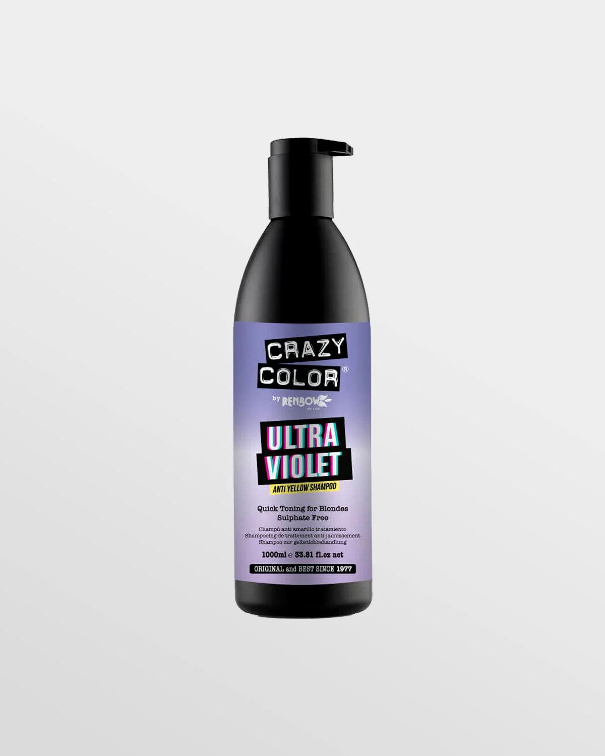 Crazy Color Ultra Violet Anti Yellow Shampoo 1000ml