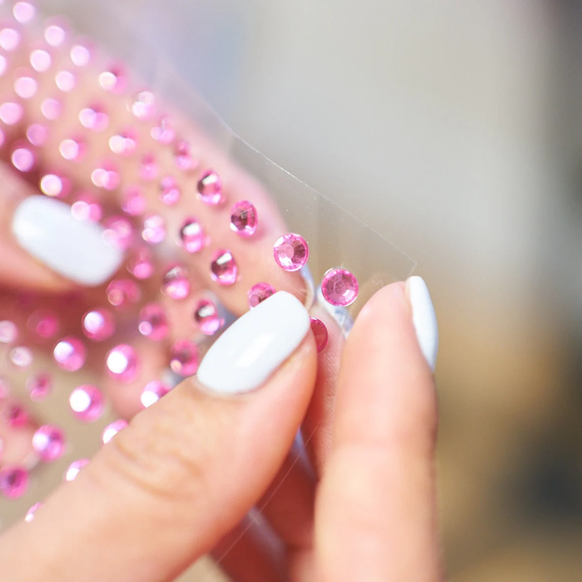 Dark Pink Hair Gems - Image 5