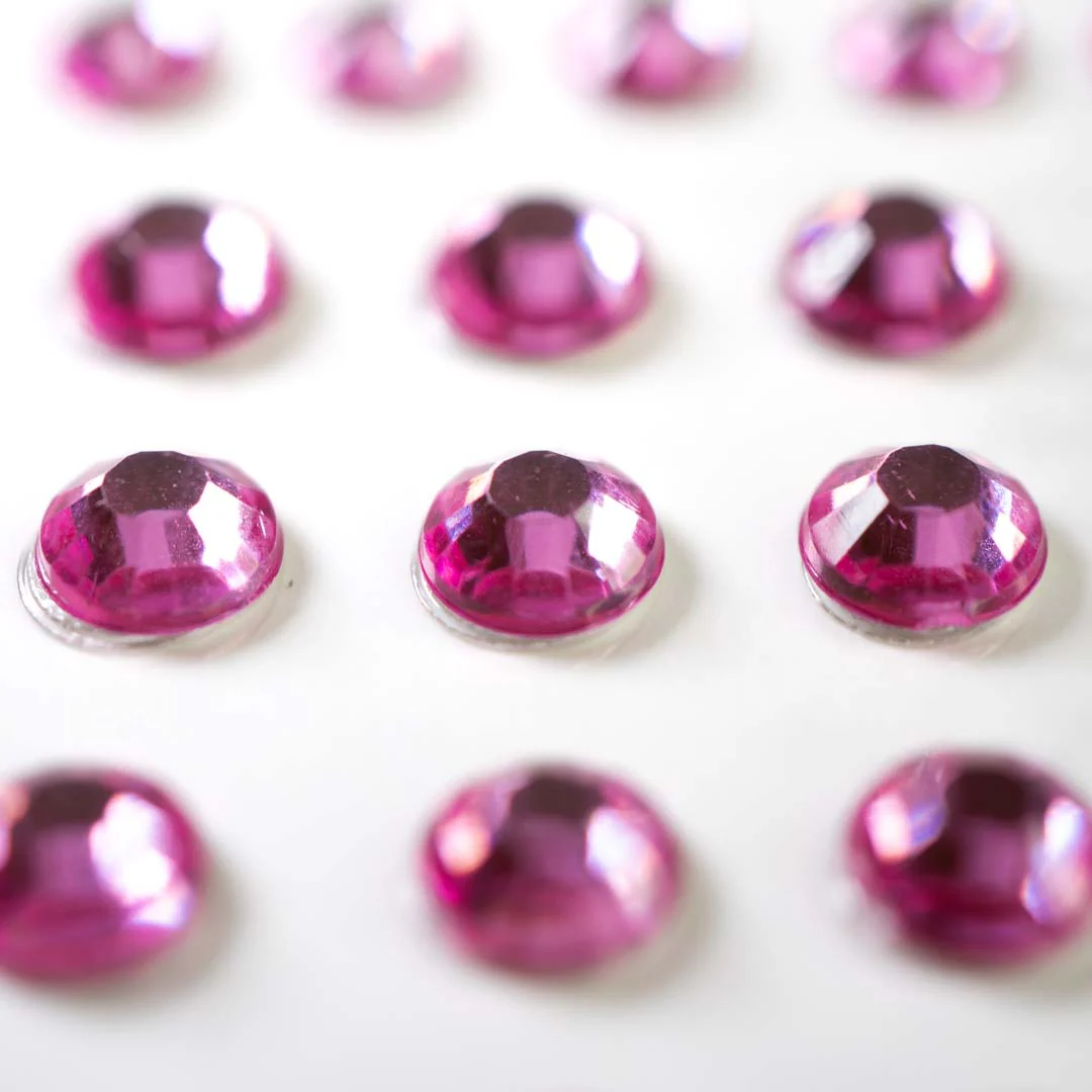 Dark Pink Hair Gems - Image 6
