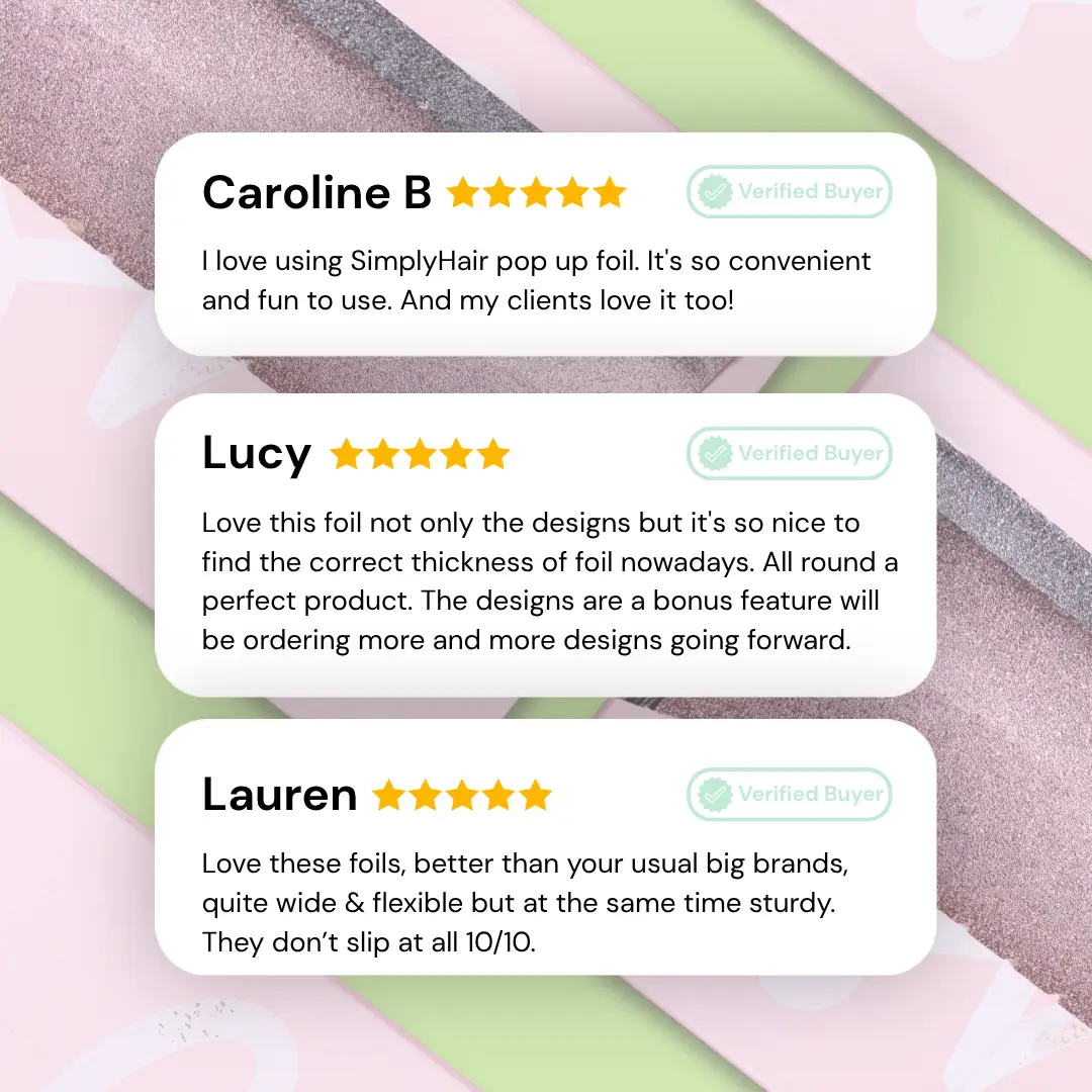 EXTRA Wide Textured Rose Gold Pop Up Foil - Image 4