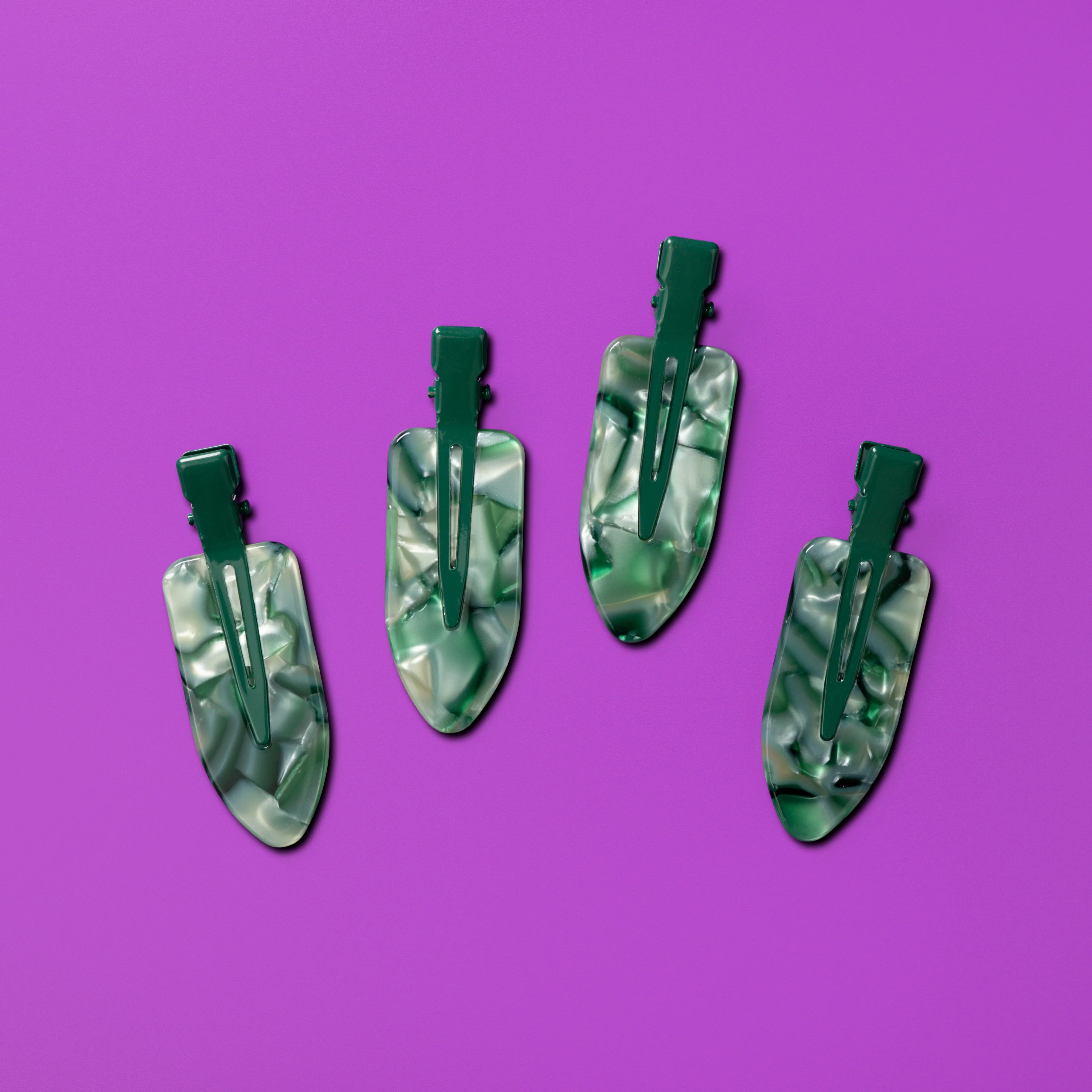 Sage Swirl Creaseless Clips - Image 3
