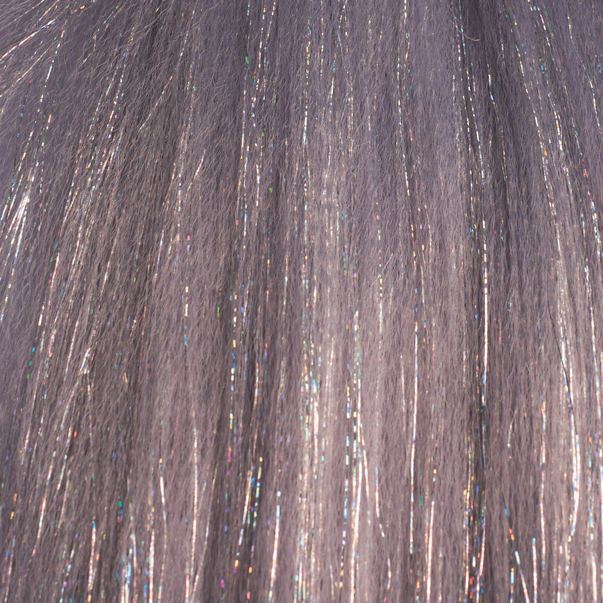 Grey & Tinsel Synthetic Jumbo Braid - Image 5