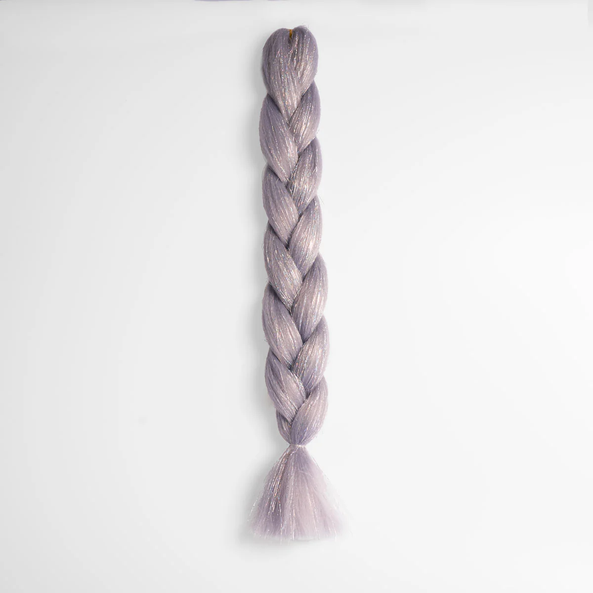 Grey & Tinsel Synthetic Jumbo Braid - Image 6