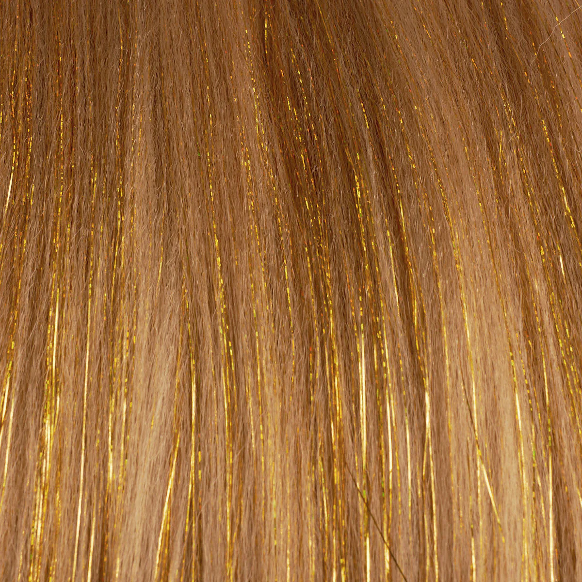 Light Brown & Tinsel Synthetic Jumbo Braid - Image 5