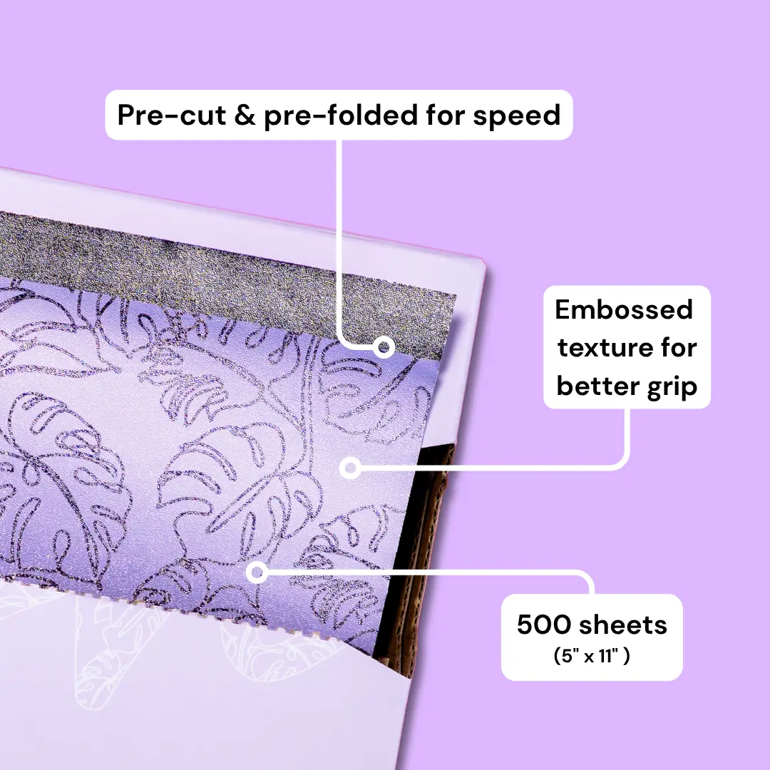 Lilac Leaf Pop Up Foil - Image 3