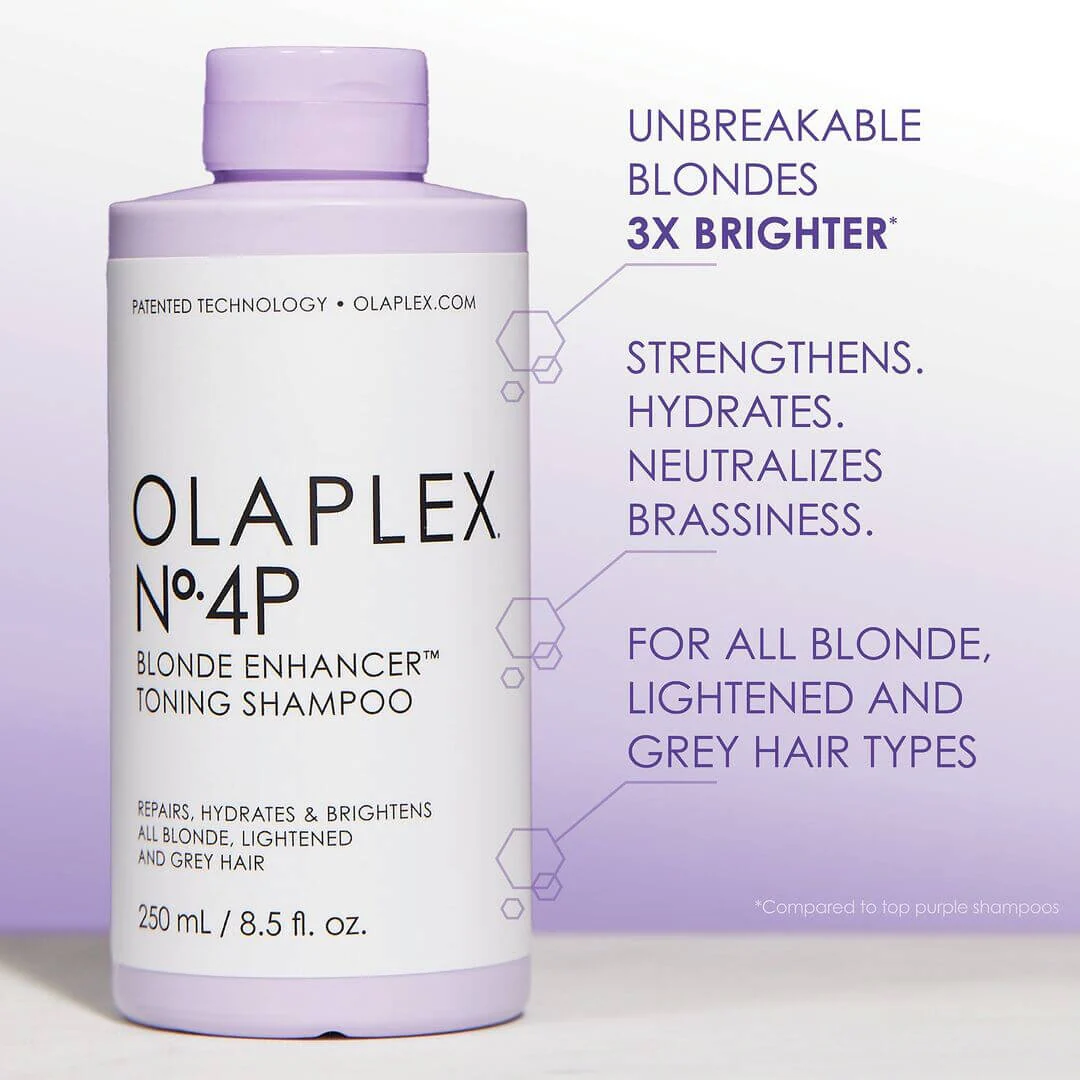 Olaplex Nº.4P Blonde Enhancer Toning Shampoo - Image 3