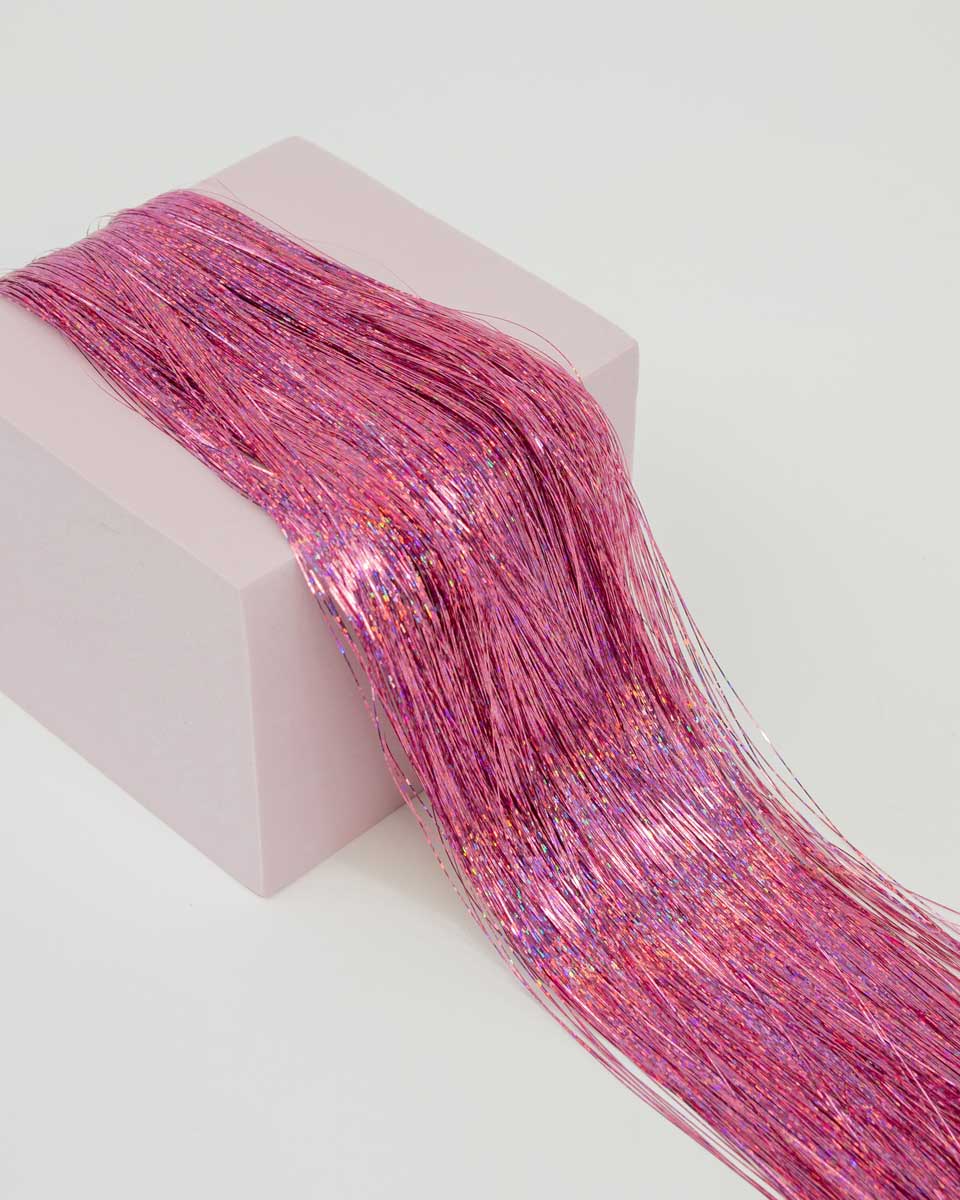 Pink Hair Tinsel - Image 3