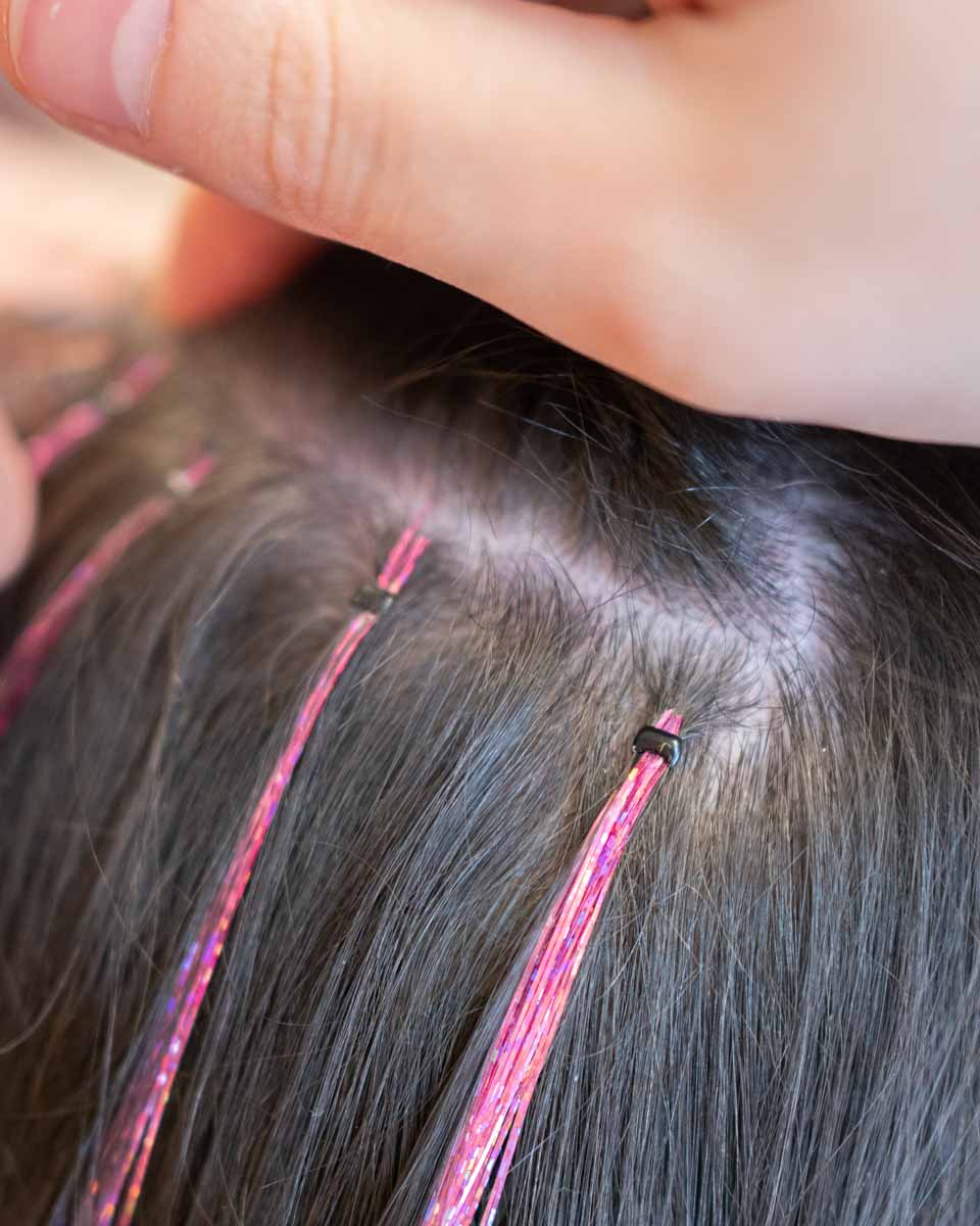 Pink Hair Tinsel - Image 4