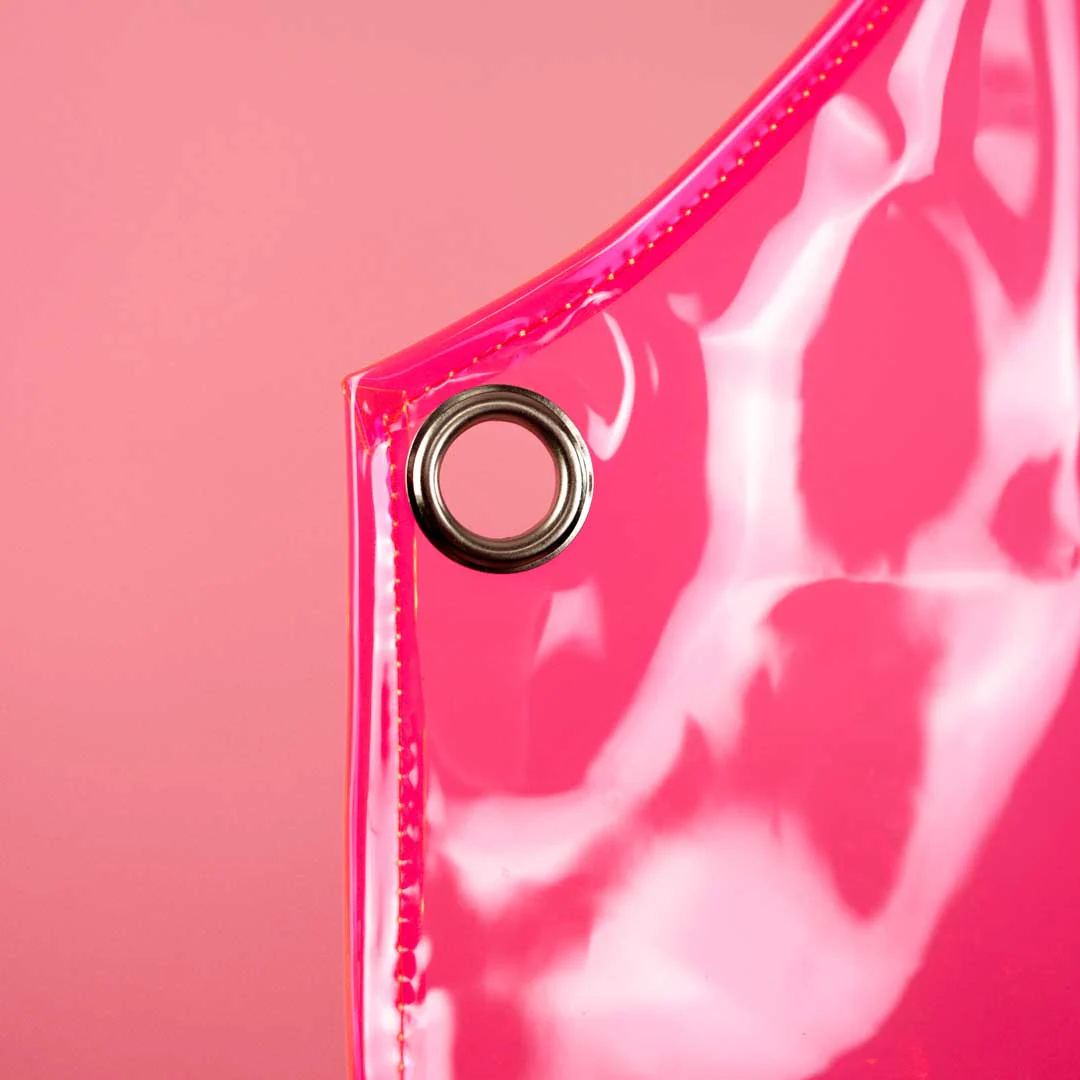 Pink PVC Hairdressing Apron (No Straps) - Image 2