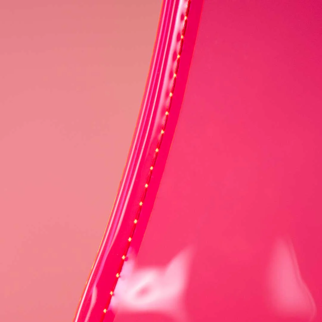 Pink PVC Hairdressing Apron (No Straps) - Image 5