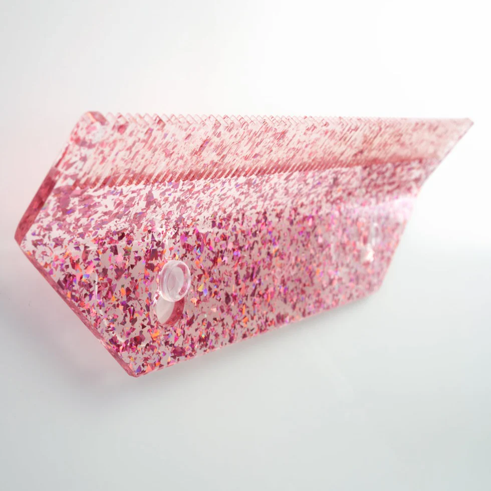 Pink Glitter Hair Extension Holder - Image 3