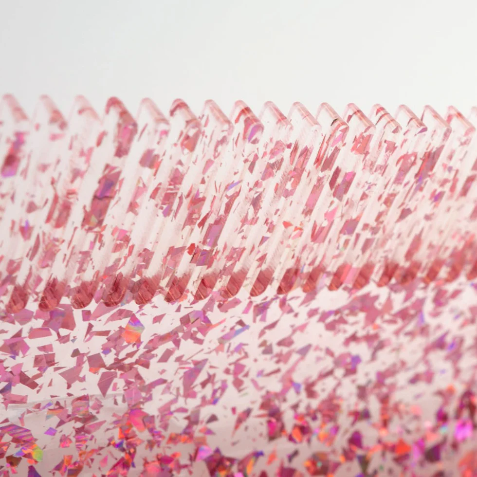 Pink Glitter Hair Extension Holder - Image 6
