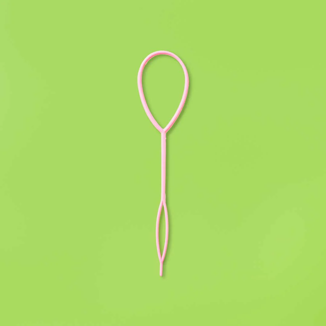 Topsy Tail Hair Tool - Light Pink - Image 4