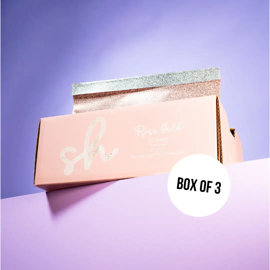 EXTRA Wide Textured Rose Gold Pop Up Foil - Image 5