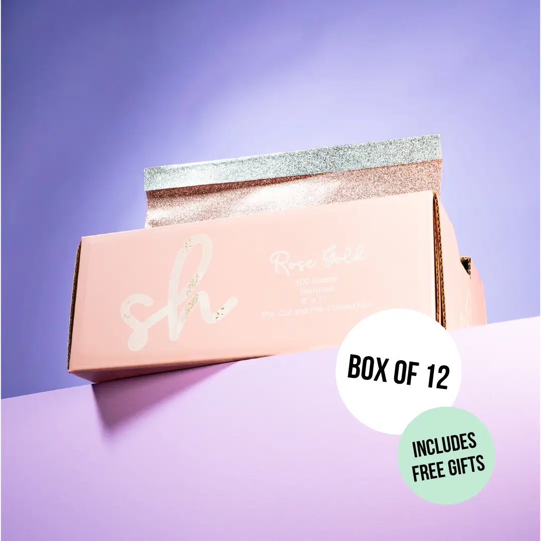 EXTRA Wide Textured Rose Gold Pop Up Foil - Image 7
